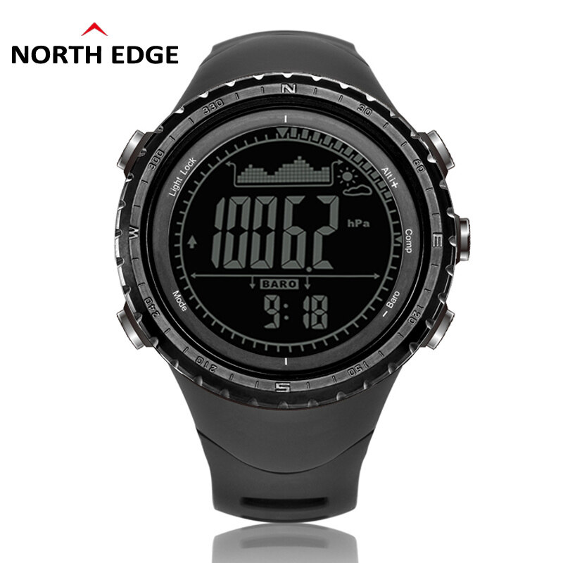 NorthEdge Mens sports Digital-watch with Altimeter Barometer
Compass Thermometer Weather Forecast Pedometer Men Digital Watch
for outdoor Climbing Hiking Running Swimming Cycling Wristwatch Malaysia
