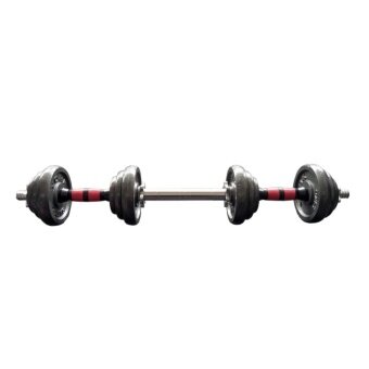 VIGOR FITNESS 20KG Cast Iron Dumbbell and Barbell Set Gym