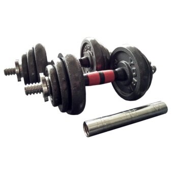 VIGOR FITNESS 20KG Cast Iron Dumbbell and Barbell Set Gym