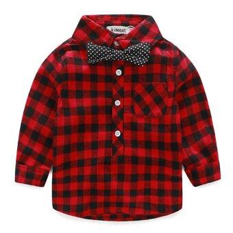 2Pcs Denim Suspender Pants + T-shirt Red Jun 2018 - 3 2Pcs Denim Suspender Pants + T-shirt Red - 3