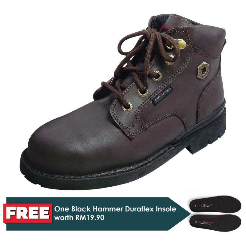 Buy Black Hammer 4000 Series Mid cut Lace up Safety Shoes Malaysia