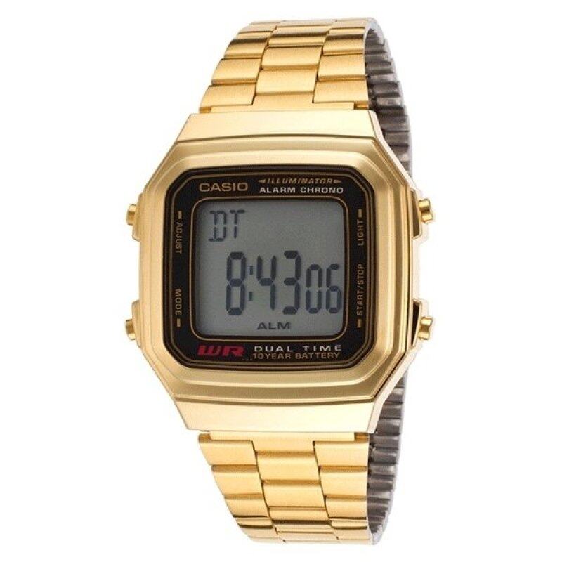 Casio A178WGA-1ADF Watch Gold Stainless Steel Malaysia