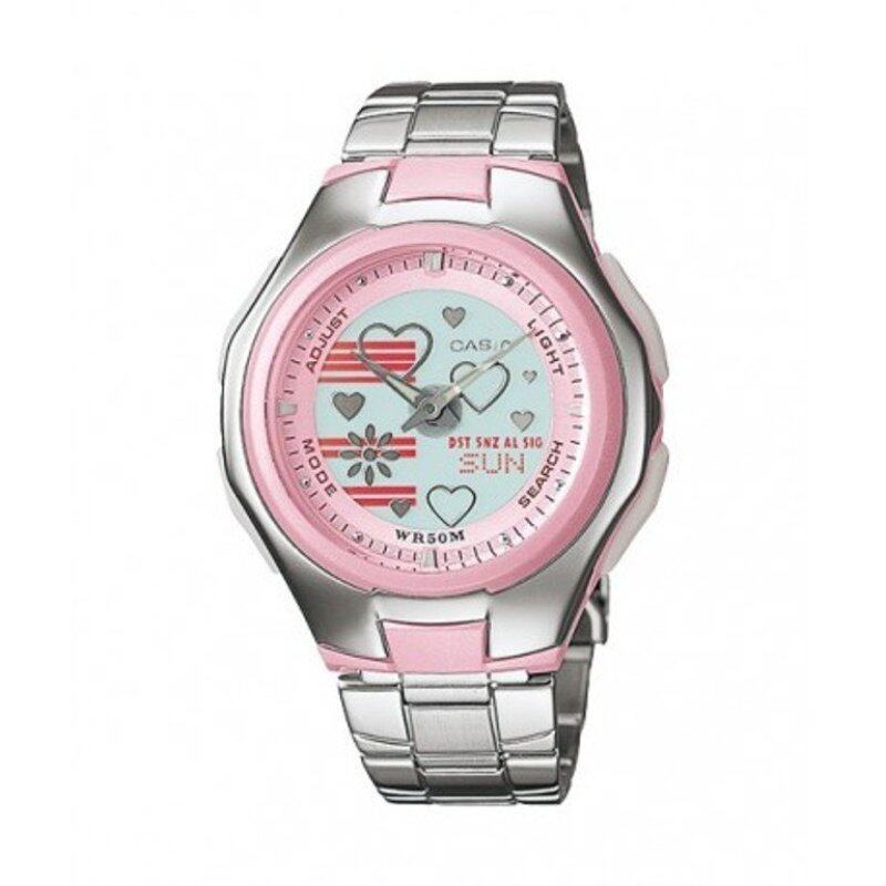 Casio POPTONE LCF-10D-4AV Stainless Steel Band Womens Watch Pink Malaysia
