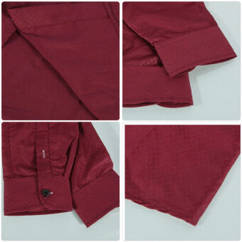 Fashion Mens Slim Fit Shirt Long Sleeve Dress Shirts Casual Shirts (Wine Red) Jun 2018 - 2 Fashion Mens Slim Fit Shirt Long Sleeve Dress Shirts Casual Shirts (Wine Red) - 2