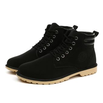 Men Ankle Boots Fur Lined Winter Autumn Warm Shoelace Martin Boots Shoes Men Ankle Boots Fur Lined Winter Autumn Warm Shoelace Martin Boots Shoes
