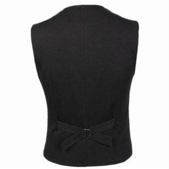 Stylish Men Jacket Suit Vest Slim Fit Vest Casual Business FormalVest Waistcoat Mei 2018 - 2 Stylish Men Jacket Suit Vest Slim Fit Vest Casual Business FormalVest Waistcoat - 2