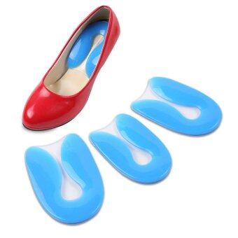 Unisex Silicone Shoes Cushion Pad Gel U-Shape Plantar FasciitisFoot Pain Heel Jun 2018 - 2 Unisex Silicone Shoes Cushion Pad Gel U-Shape Plantar FasciitisFoot pain Heel - 2