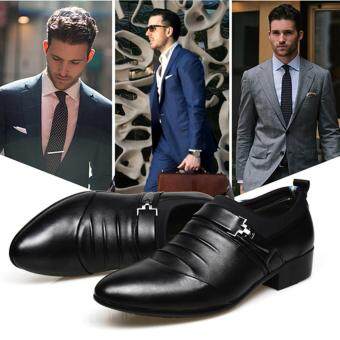 YingWei Men's Formal Business Leather Shoes Casual Formal Shoes (Black) Jun 2018 - 2 YingWei Men's Formal Business Leather Shoes Casual Formal Shoes (Black) - 2