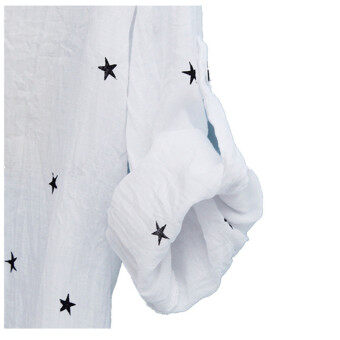 Zanzea Women V-Neck Star Print Casual Loose Blouse Mei 2018 - 2 Zanzea Women V-Neck Star Print Casual Loose Blouse - 2