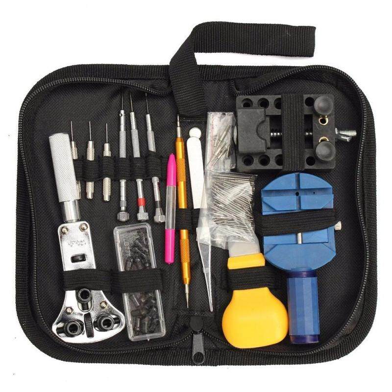 144pcs Watch Case Holder Opener Pin Link Remover Repair Tool Kit Malaysia