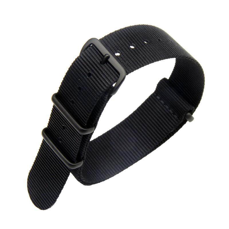22mm Nylon Watchband Fabric Watch Band NATO Steel Buckle Strap Wrist Bracelet Multi Color Malaysia