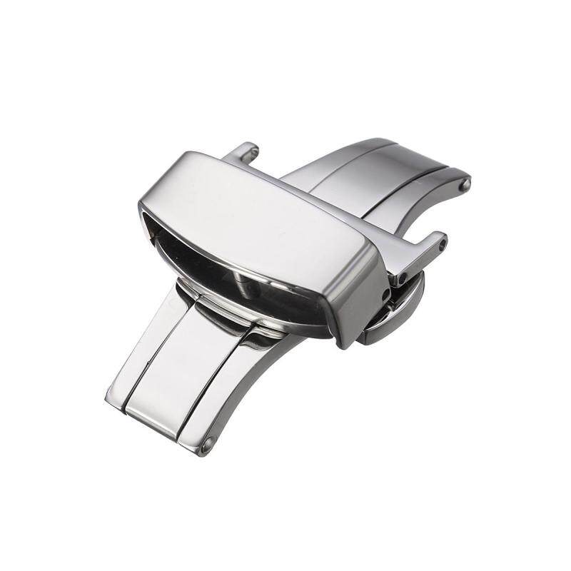 3PCS Automatic Double Click Butterfly Buckle Watch Push Button Fold Deployment Watchband Clasp Strap Buckles 20mm Malaysia
