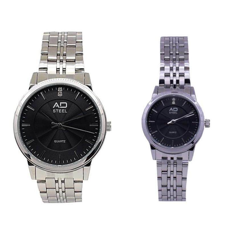 AD Steel Exclusive Stainless Steel Couple Watch 2pcs Set (AD8062SL1A-0304) Malaysia