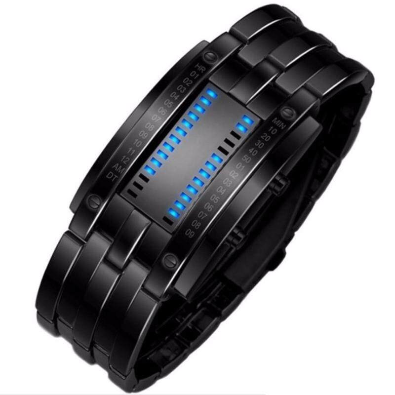 Belzoni Stylish with rectangle LED Bracelet Watch Waterproof Iron
Samurai Japan Style - Blue Light (Black) Malaysia