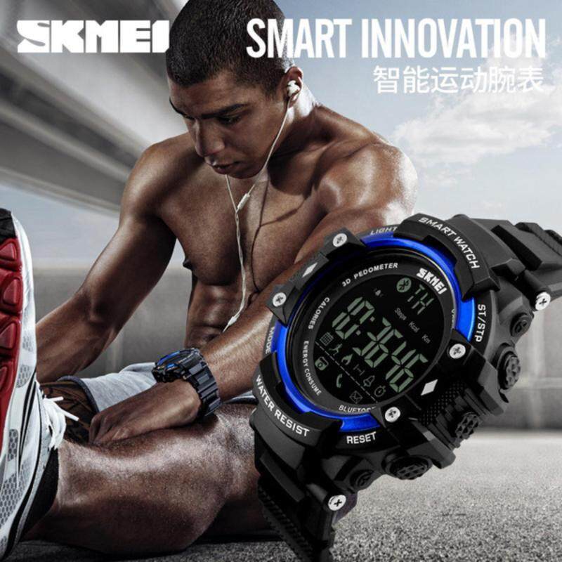 BEST SELLER Man Smart Watch Android IOS Bluetooth Calorie Pedometer Sport Blue Malaysia
