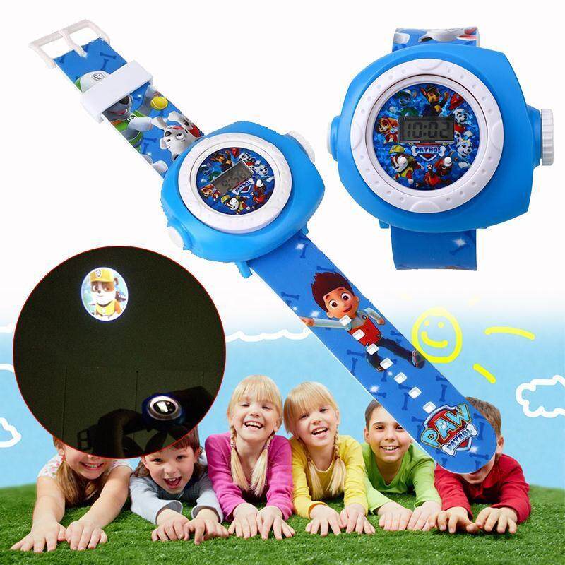 Big Family: TV Character PAW PATROL Kids Figures Led Projection Cartoon Watch Malaysia
