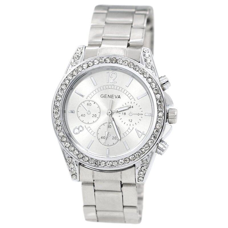 Bluelans® Womens Silver Stainless Steel Band Watch (MY) Malaysia