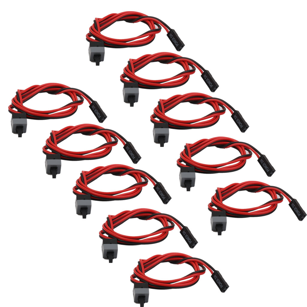 BolehDeals 10x Computer Motherboard Power Cable Switch On/Off/Reset
Button Replacement (EXPORT) Malaysia