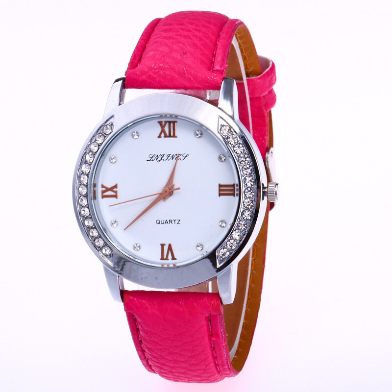 Bounabay Brand Fashion mechanical steel litchi pattern movement fine female color watches Malaysia