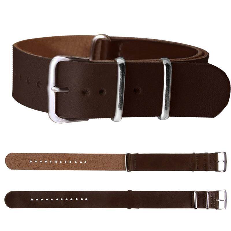 BUYINCOINS 18mm/20mm/22mm Leather Wrist Watch Band Strap Mens
Stainless Steel Pin Buckle Dark Brown-18mm Malaysia