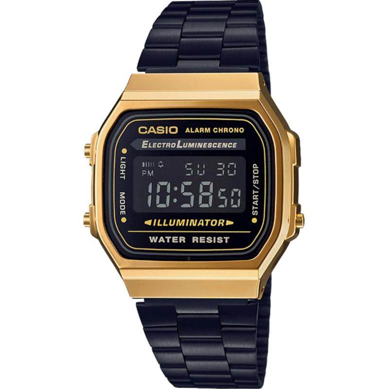 CASIO Classic A168WEGB-1BEF (GOLD / BLACK) Wrist Watch Malaysia