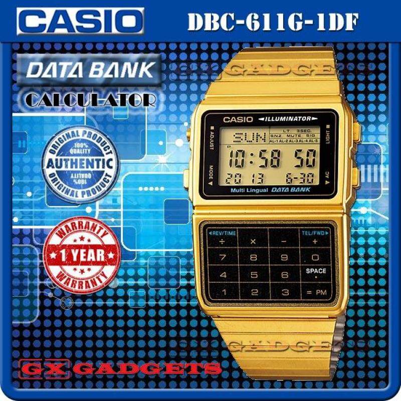 CASIO DBC-611G-1 DATA BANK STANDARD DIGITAL CALCULATOR WATCH Malaysia
