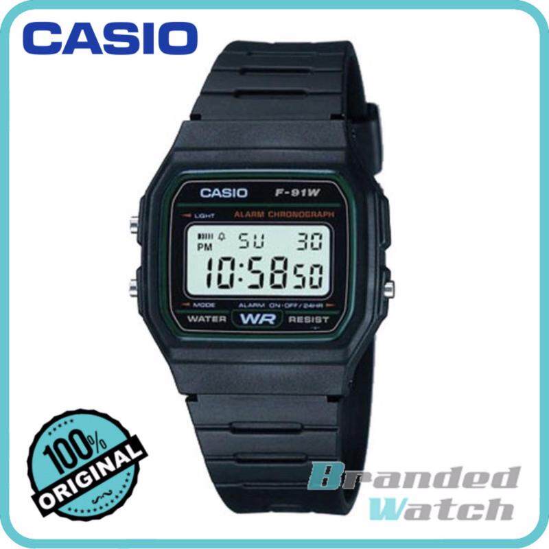 Casio F-91W-3SDG Mens Vintage Series Digital Resin Watch F-91W-3S Malaysia
