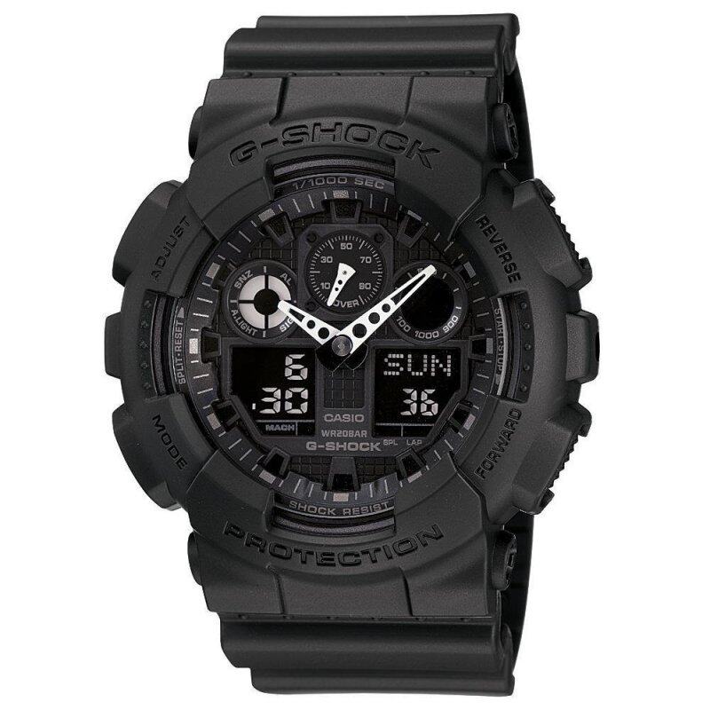 Casio G-Shock GA-100-1A1 Black and Gold Mens Watch Malaysia