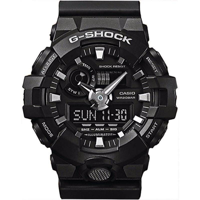 Casio G-Shock GA-700 Black Resin Band Watch GA700-1B GA-700-1B Malaysia