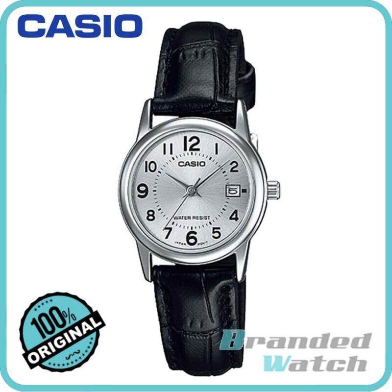 Casio LTP-V002L-7BUDF Womens Analog Date Leather Watch LTP-V002L-7B Malaysia
