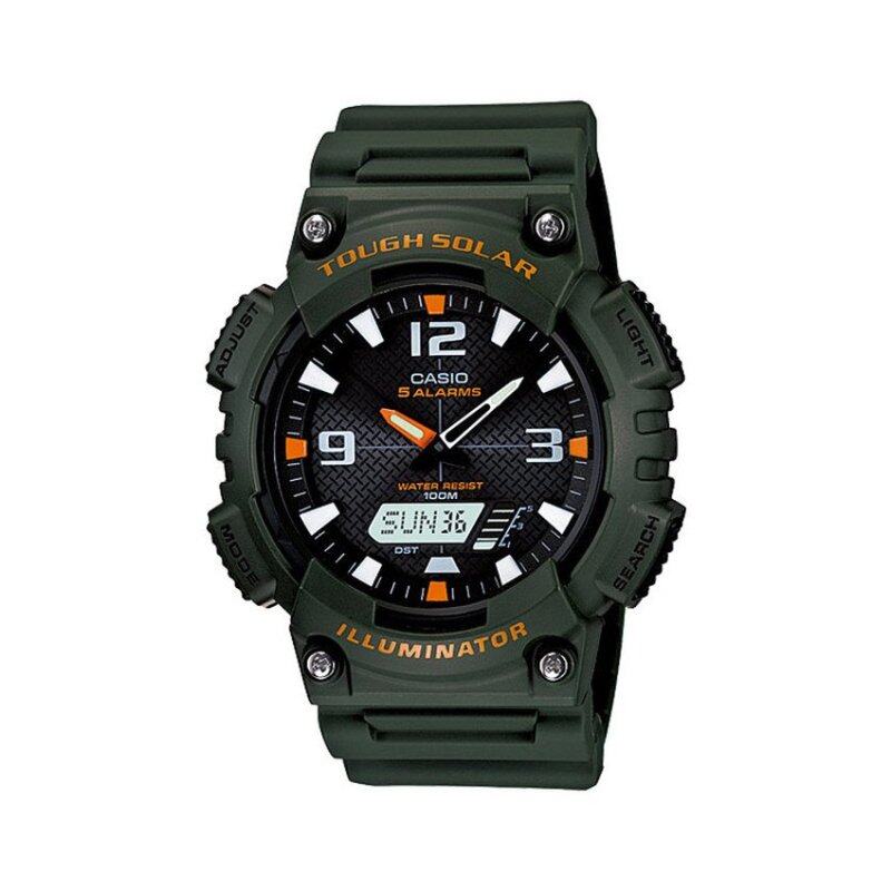 Casio Men Solar Powered Green Resin Strap Watch AQ-S810W-3AVDF Malaysia