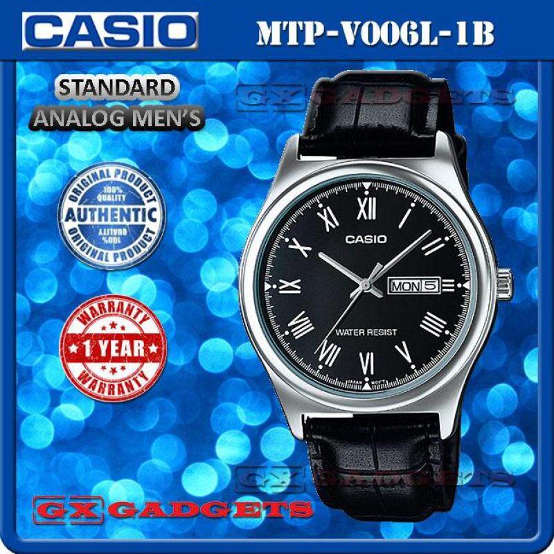 Casio Mtp-V006L-1B Standard Analog Mens Watch Day Date Wr Ltp-V006L Malaysia