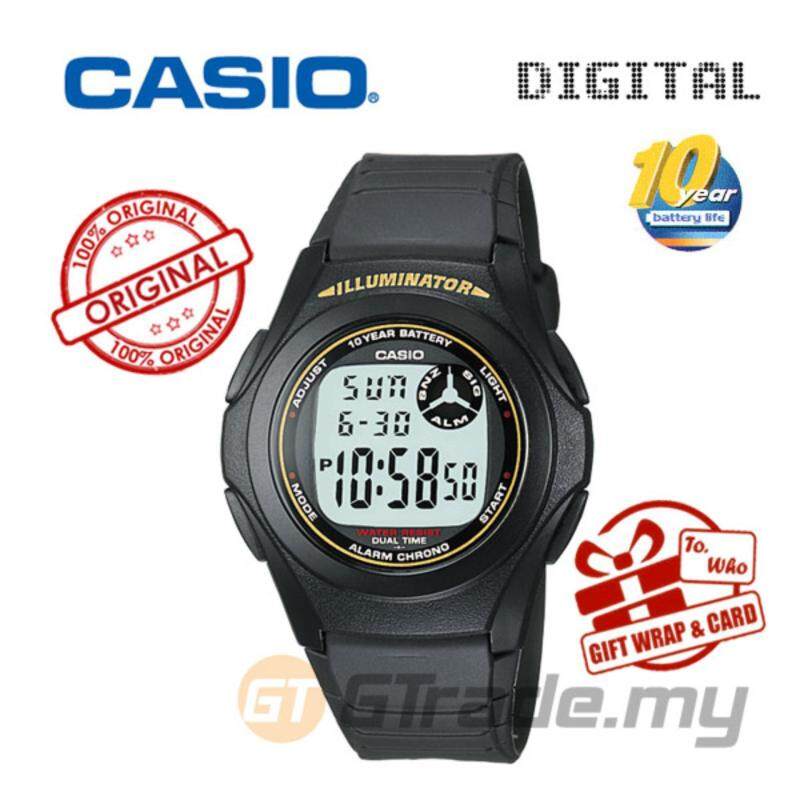 CASIO STANDARD F-200W-9A Digital Watch - Classic Simple Young Design Malaysia