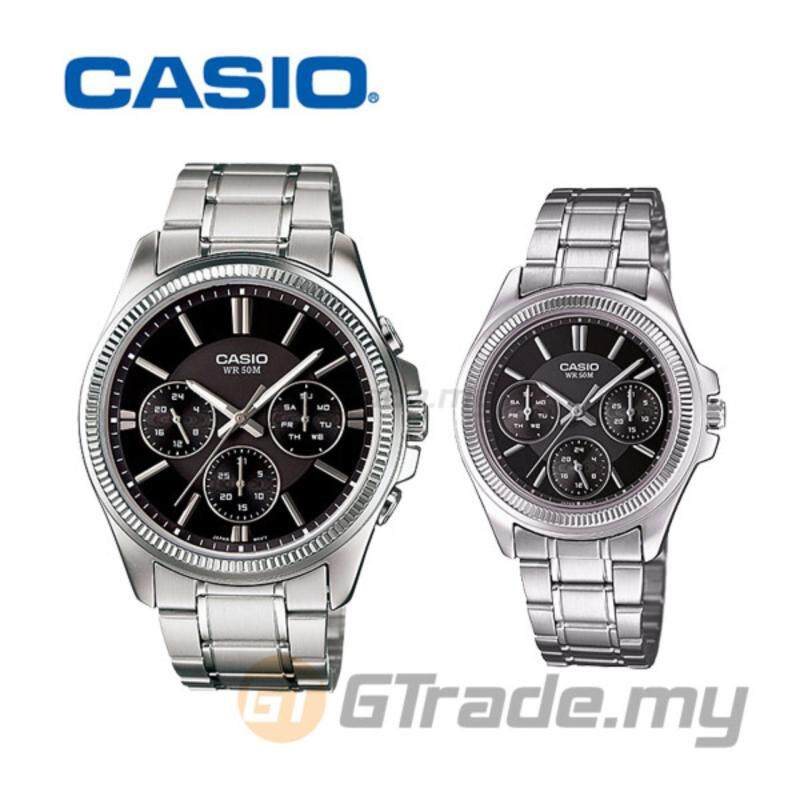 CASIO STANDARD MTP-1375D-1AV & LTP-2088D-1AV Analog Couple Watch Malaysia