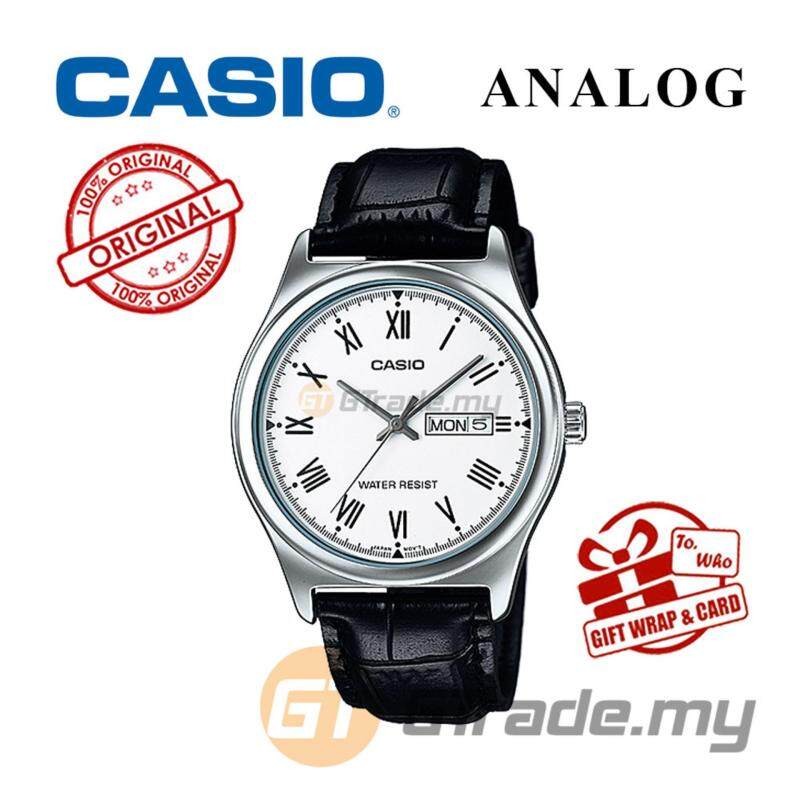 CASIO STANDARD MTP-V006L-7BV Analog Mens Watch - Leather Day Date Malaysia