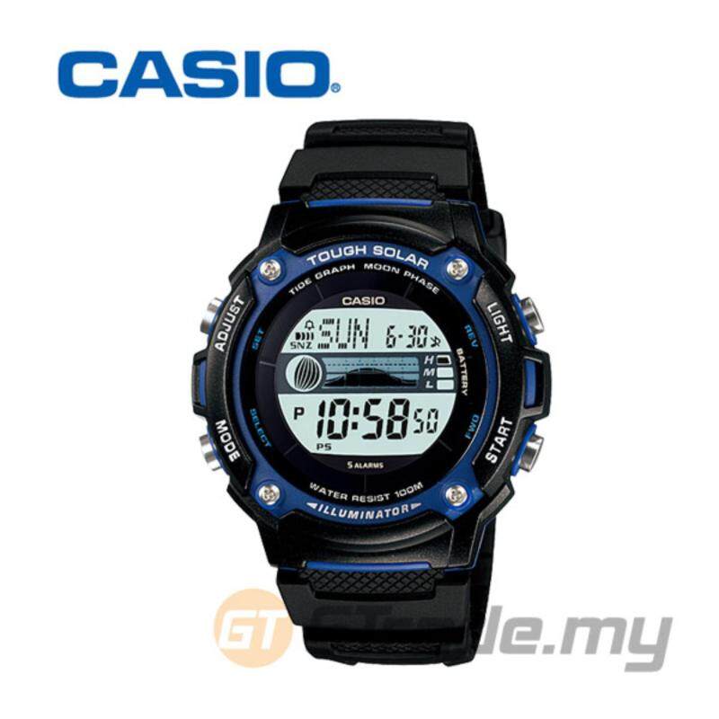 CASIO STANDARD W-S210H-1AV Digital Watch - Tide Graph Moon Phase Malaysia