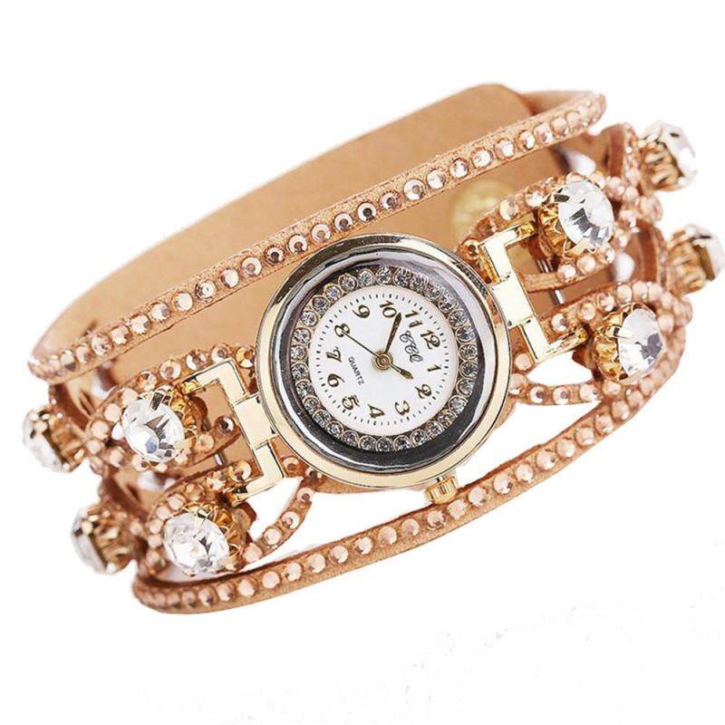 CCQ Luxury Brand Vintage Leather Bracelet Watch Women Wristwatch Ladies Dress Quartz Watch Malaysia
