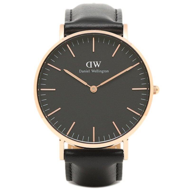 DANlEl WELLlNGTON Women Classic Black Sheffield Rose Gold 36mm DW2017 Watch Malaysia