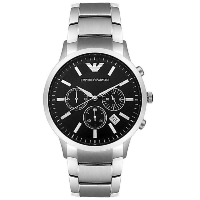 Emporio Armani Mens Chronograph Stainless Steel Watch AR2434 Malaysia