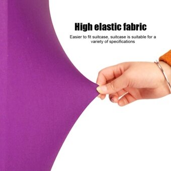 Fashion Travel Suitcase Protective Cover Luggage Protector Cases Elastic Dust-proof 28 Inch (Pure Black,Purple And Blue) Julai 2018 - 3 Fashion Travel Suitcase Protective Cover Luggage Protector Cases Elastic Dust-proof 28 Inch (Pure Black,Purple and Blue) - 3
