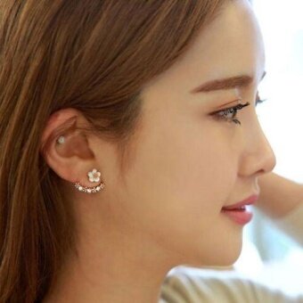 Fashion Women Lady Jewelry Elegant Rhinestone Ear Stud FlowerEarrings Jun 2018 - 4 Fashion Women Lady Jewelry Elegant Rhinestone Ear Stud FlowerEarrings - 4