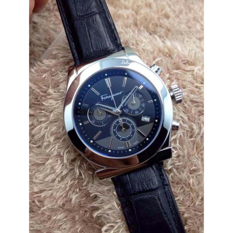 Ferragamo Black Leather Quartz Male Watch FFM090014 Malaysia