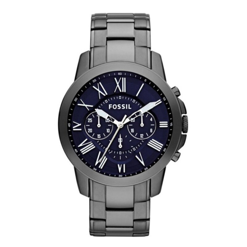 Fossil Mens Grant Chronograph Ion Pleated Watch FS4831 Malaysia