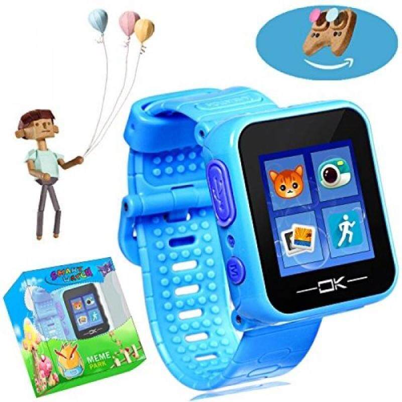 From USA Game Smart Watch with Virtual Cyber Pet Camera, Games Pedometer Timer Alarm Clock Toy Wrist Watch Electronic Learning Christmas Gifts for Kids Children Boys Girls for 3+ (Sky Blue) Malaysia