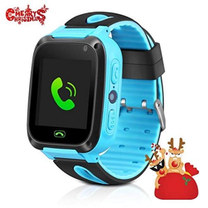 From USA GPS Tracker Kids Smart Watch, Phone watch for Kids, Silicone watch touch screen version Camera with SIM Anti-lost phone Pedometer SOS Camera Smart watch Bracelet Children Girls Boys Christmas Gifts Malaysia