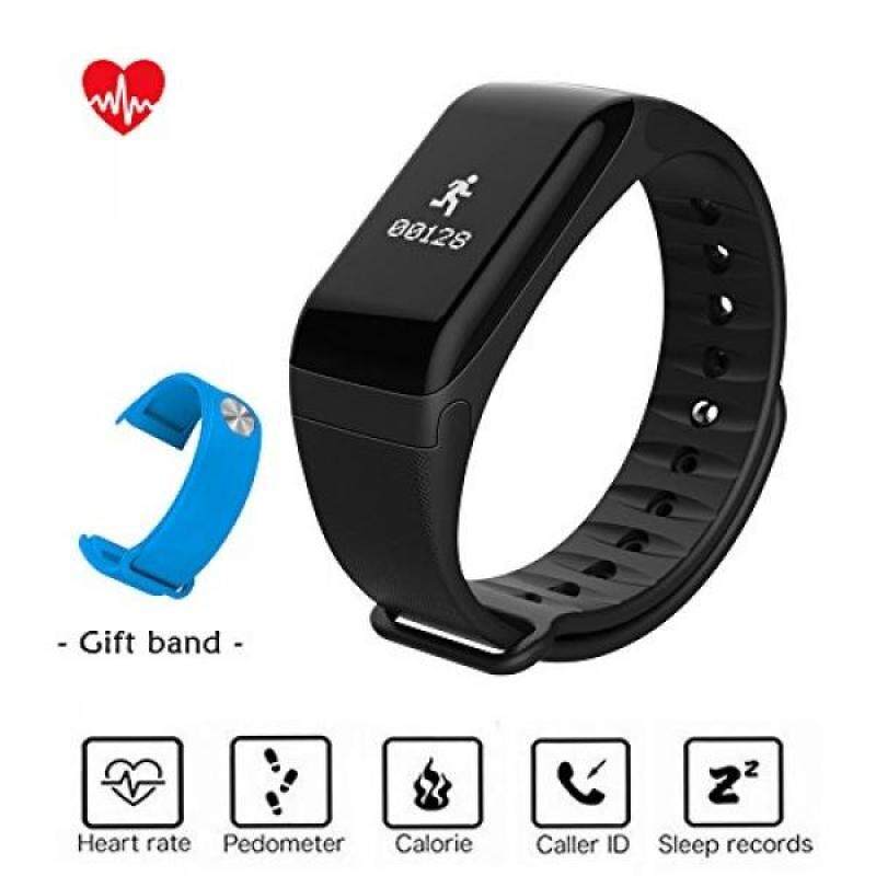 From USA port Smartwatch Fitness Heart Rate Sleep Monitor Bracelet Calorie Counter Pedometer Tracker Wristband with OLED Touch Screen for Android IOS Malaysia