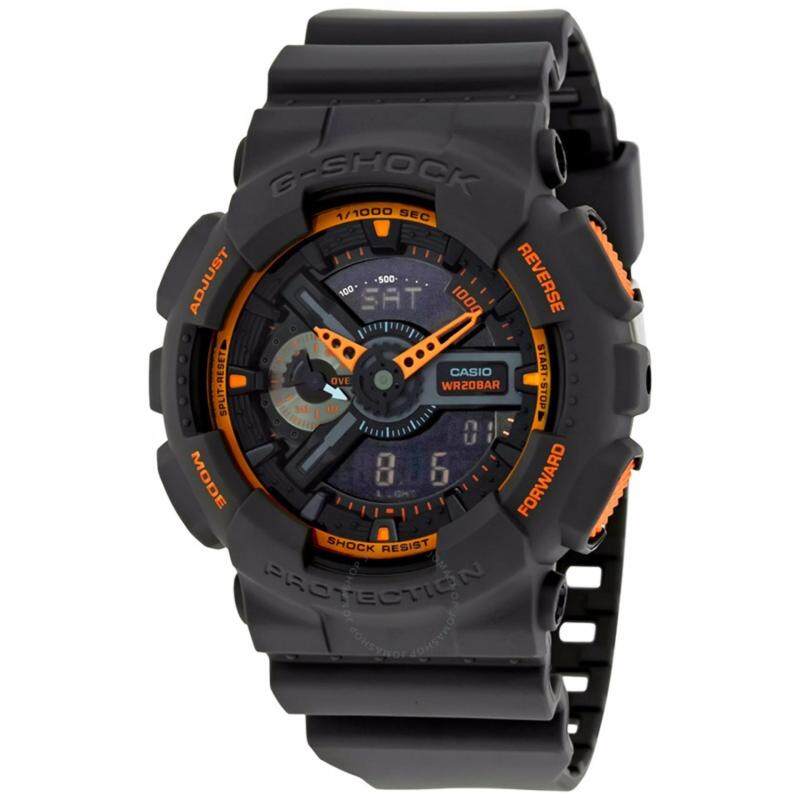 G SHOCK ANALOG GREY/ ORANGE HANDS WATCH Malaysia