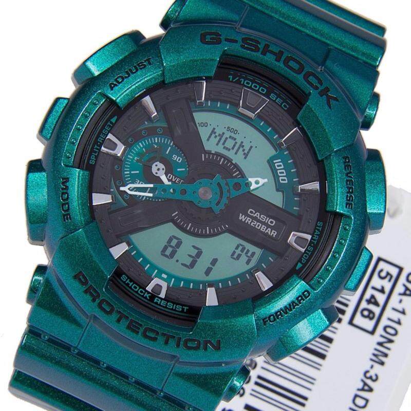 G SHOCK ANALOG NEO METALLIC GREEN WATCH Malaysia