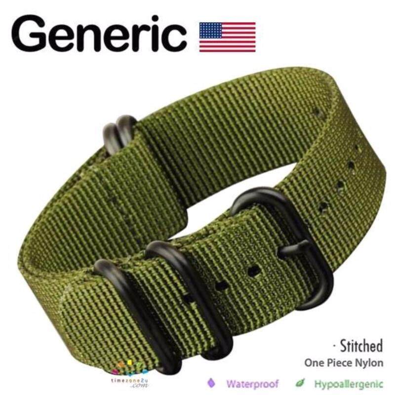 GENERIC USA ZULU Extreme 5-Ring PVD Military NATO Watch Band Strap (22mm) Malaysia