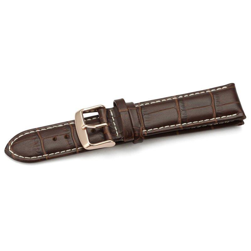 iStrap 22mm Genuine Leather Watch Band Alligator Grain Rose Gold
Tang Buckle Padded - Brown Malaysia